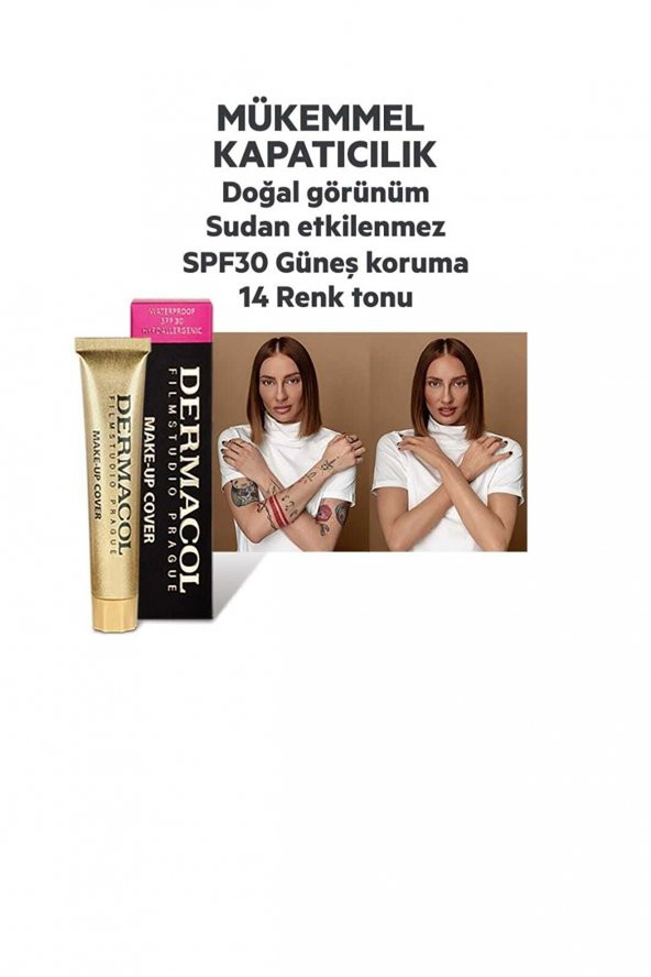 Dermacol Fondöten Tüp 30ml-208 - Resim 2