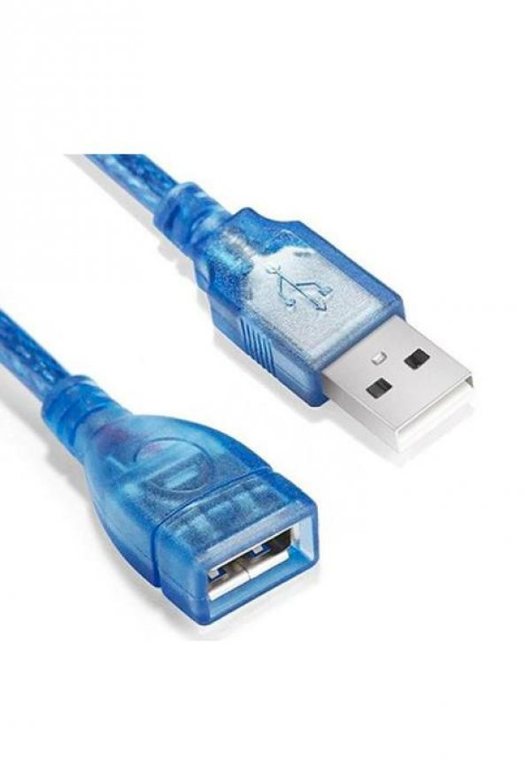 USB 2.0 Uzatma Kablosu 5 Metre - Mavi ürün görseli 1