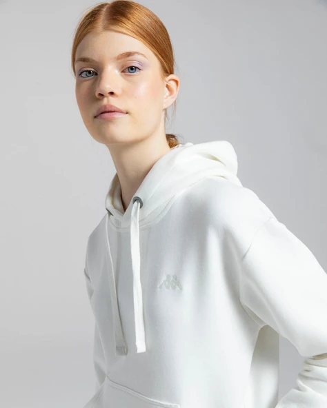 Kappa 361M4BWW6F Authentic Kei Kadın Sweatshirt - Resim 5