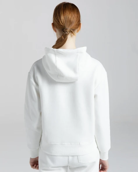 Kappa 361M4BWW6F Authentic Kei Kadın Sweatshirt - Resim 7