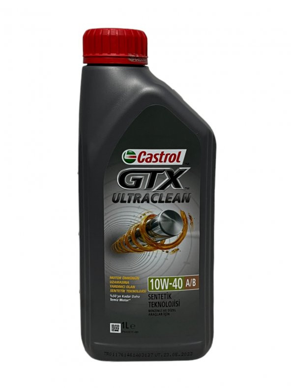 Castrol GTX Ultraclean 10W-40 A/B Motor Yağı 1 Litre ürün görseli 1