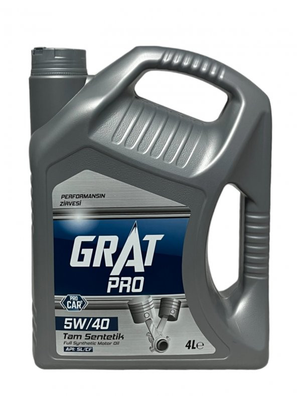 Grat Pro 5W-40 Tam Sentetik Motor Yağı 4 Litre ürün görseli 1