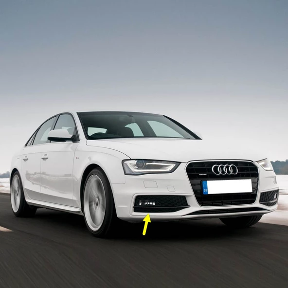 Audi A4 S-Line 2013-2015 Sağ Ön Sis Farı Çerçevesi Kromlu 8K0807682M ürün görseli 1