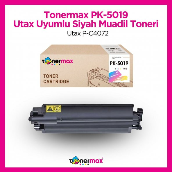 Utax PK-5019 Muadil Toner - Siyah / Utax P-C4072 ürün görseli 1