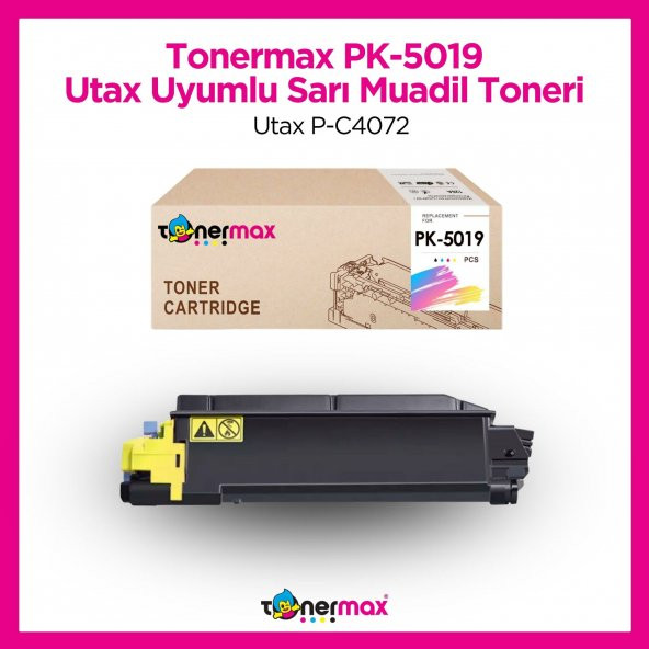Utax PK-5019 Muadil Toner - Sarı / Utax P-C4072 ürün görseli 1