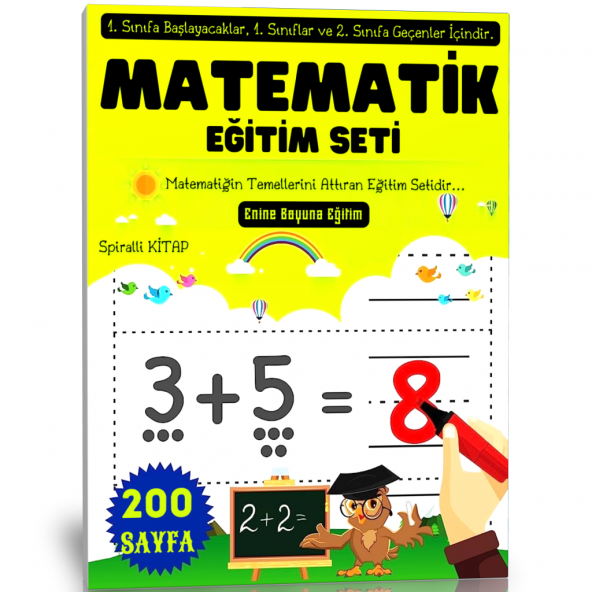 Birinci ve İkinci Sınıflar İçin Süper Matematik Eğitim Kitabı ürün görseli 1