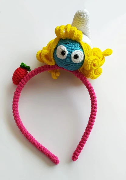 Şirine Modeli Amigurumi Taç ürün görseli 1