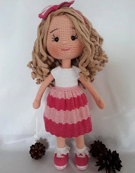 Buse Bebek Amigurumi Organik Oyuncak ürün görseli 1