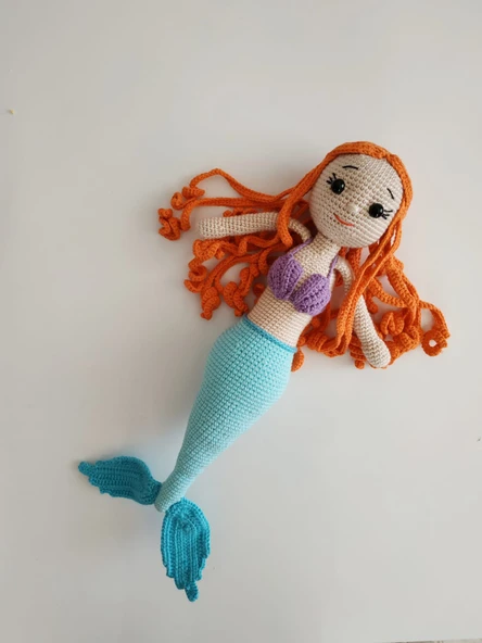 Denizkızı Bella Amigurumi Organik Oyuncak ürün görseli 1