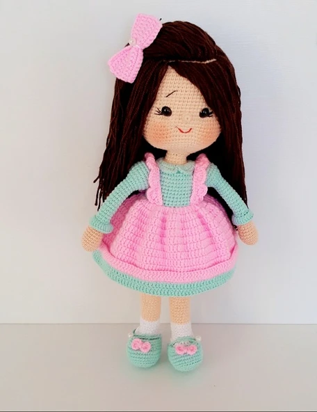 Renk Bebek Amigurumi Organik Oyuncak ürün görseli 1
