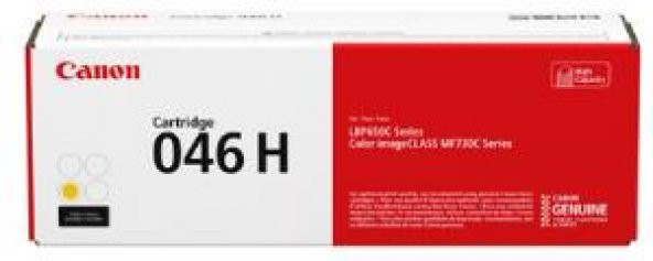 Canon CRG-046H Y Yellow Sarı Yüksek Kapasite Toner MF653-732-734-735 ürün görseli 1