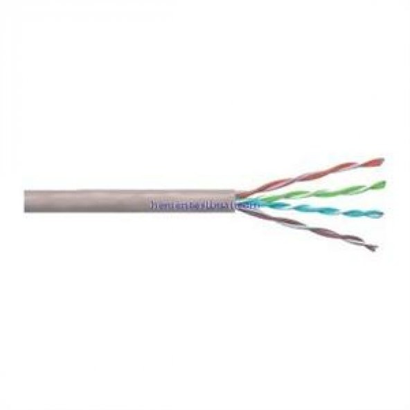 HCS H06-00402-DP0 FV0000 4x2x23 CAT6 LSOH GRİ 500mt U-UTP ürün görseli 1