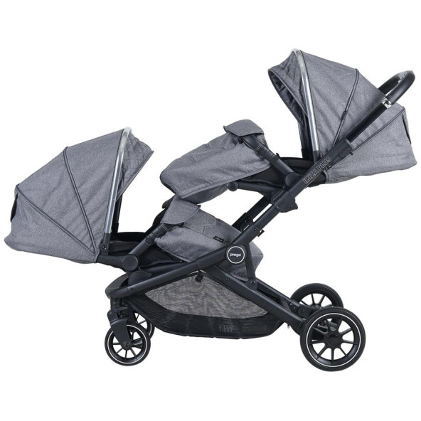 Prego İbiza Plus Bebek Arabası Gri - Resim 4