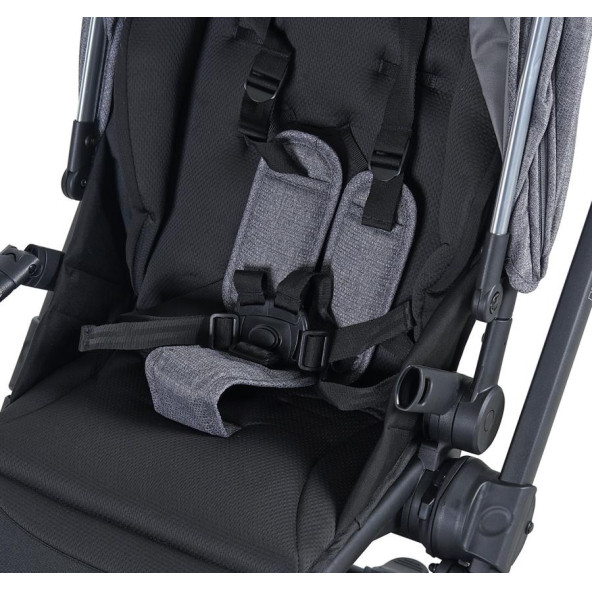 Prego İbiza Plus Bebek Arabası Gri - Resim 6
