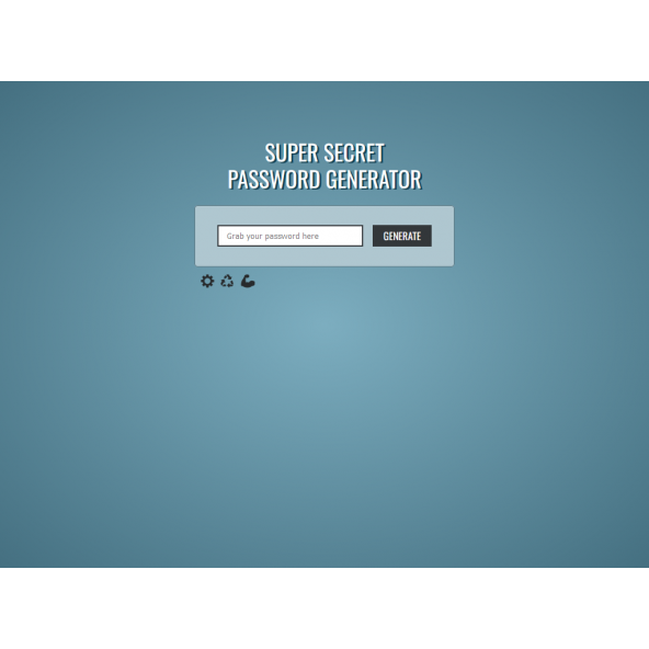 SUPER SECRET PASSWORD GENERATOR ürün görseli 1