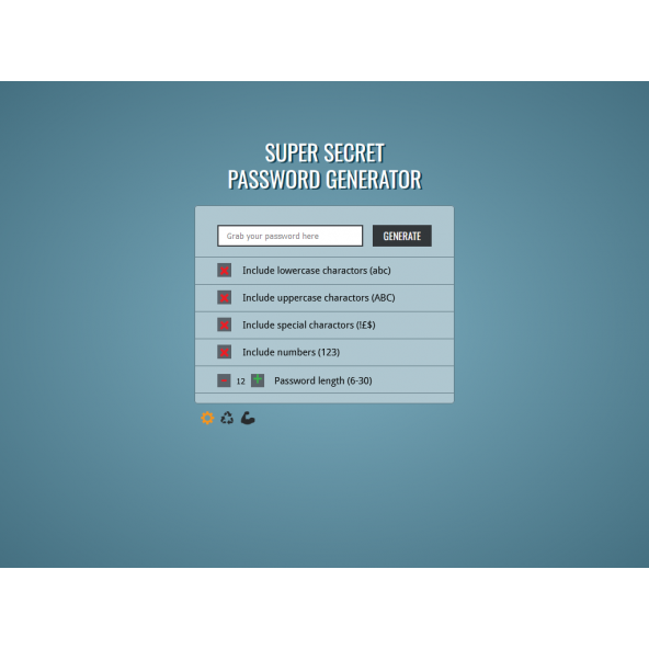 SUPER SECRET PASSWORD GENERATOR - Resim 2