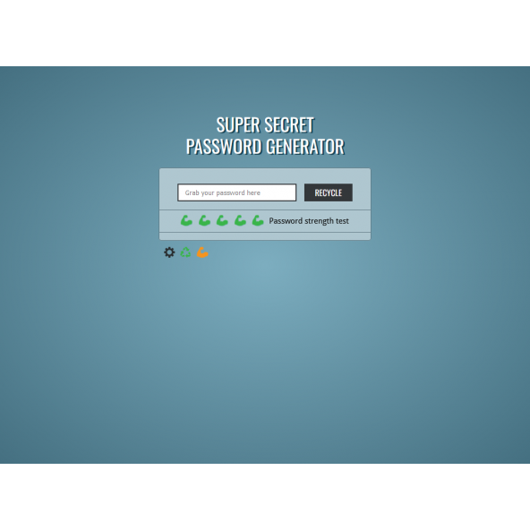 SUPER SECRET PASSWORD GENERATOR - Resim 4