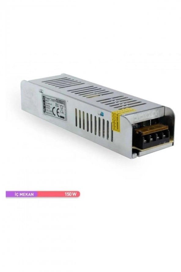 AY02-01500 Ack 12v 150w 12,5 Amper Led Trafosu Slim ürün görseli 1