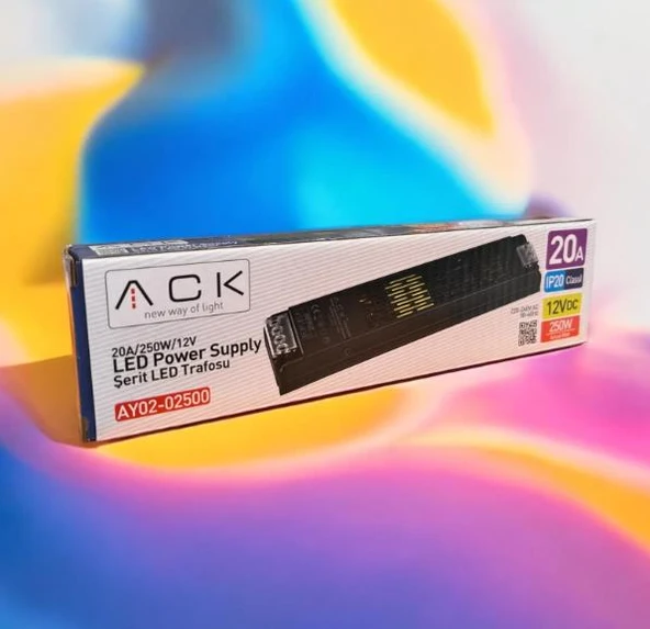 AY02-02500 Ack 20 Amper Led Trafosu ürün görseli 1