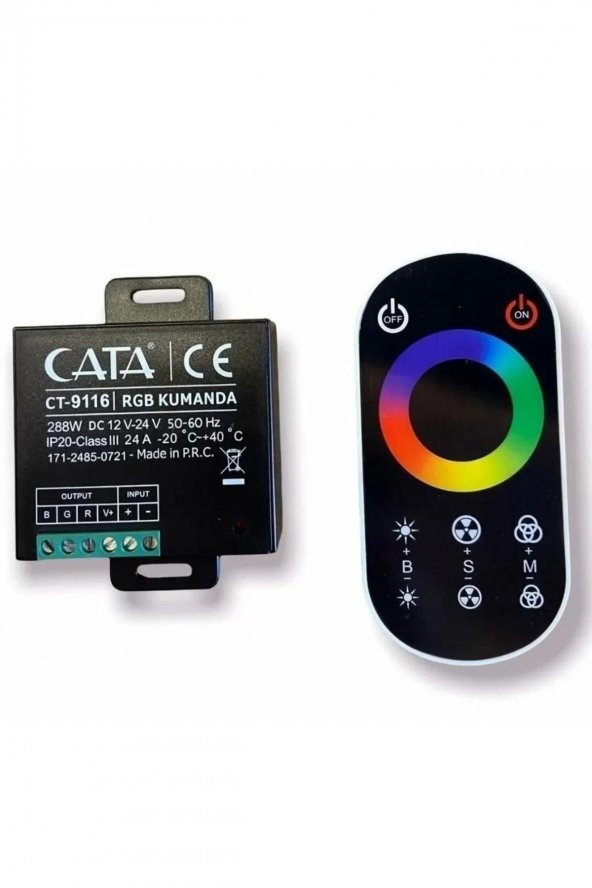 Cata RGB Led Kumandası 288W 24A 12V CT-9116 ürün görseli 1
