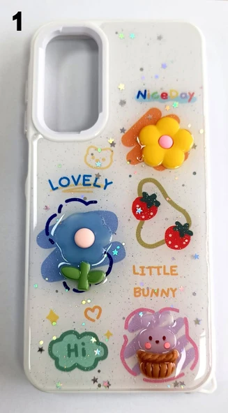 Samsung Galaxy A51 Uyumlu Kabartmalı Süslü Kamera Korumalı Lüks Kılıf ürün görseli 1