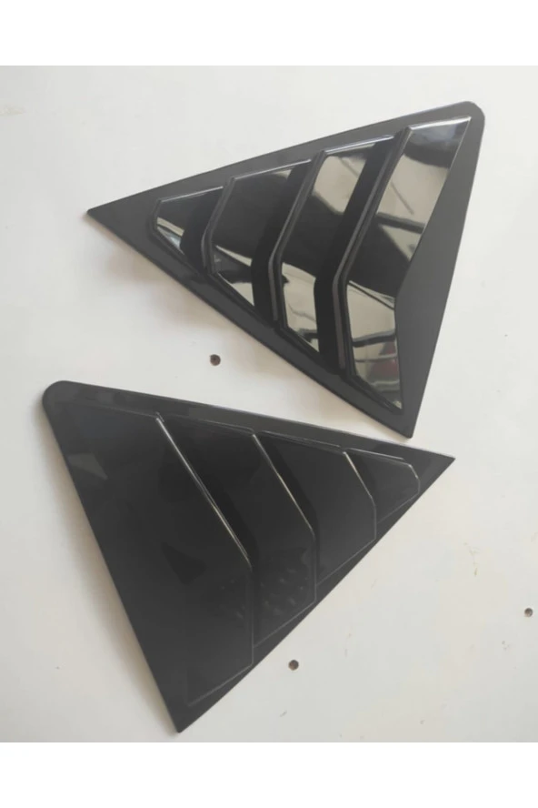 Toyota Corolla 2014-2017 Kelebek Cam Vizörü Kaplama Pianoblack Ithal ürün görseli 1