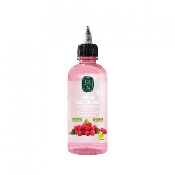 Frambuazlı Sirke & Saç Toniği 100 ml Seyahat Boy Pet Şişe ürün görseli 1