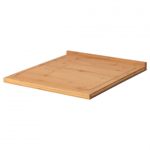Kenarlı Kesme Tahtası, Bambu MeridyenDukkan 45x38 cm Kullanışlı Doğrama Tahtası ürün görseli 1