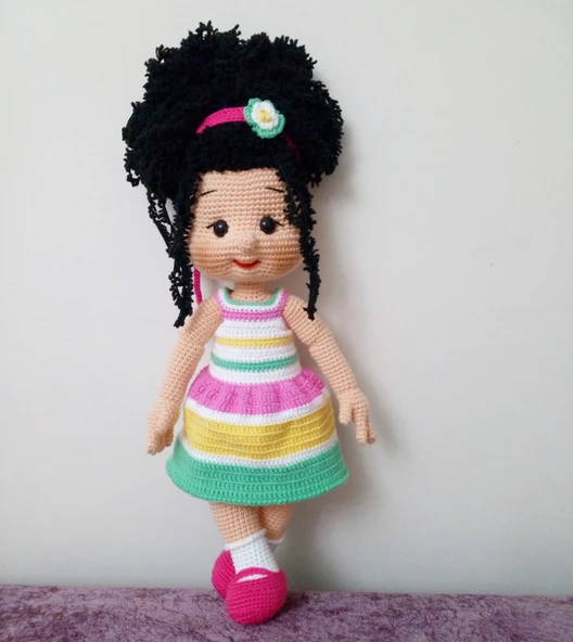 Mutlu Bebek Amigurumi Organik Oyuncak ürün görseli 1