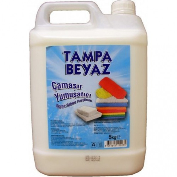 Tampa  Beyaz Çamaşır Yumuşatıcı Sabun Parfümlü 5 Lt ürün görseli 1