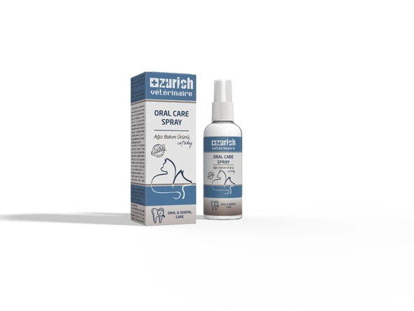 Zurich Veterinaire Kedi Köpek Ağız Bakım Spreyi 100 Ml ürün görseli 1