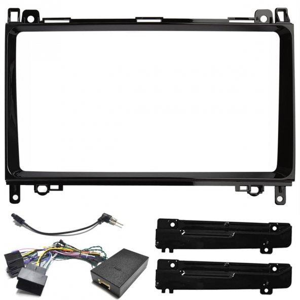 NOİSER Mercedes B200  2004-2012 ANDROİD TEYP ÇERÇEVE (9 INCH) - SOKET - CANBAS ürün görseli 1