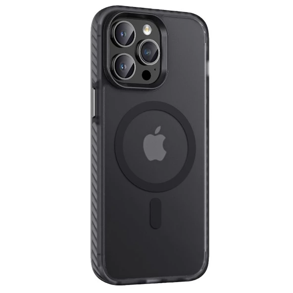 Smcase Apple iPhone 14 Pro Max Kılıf Magsafe Şarj Özellikli Locik Mat Kapak ürün görseli 1