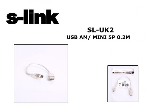S-link SL-UK2 Mini 5p To 0.20mt Usb Kamera Kablosu ürün görseli 1