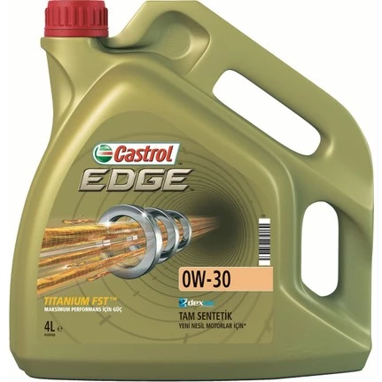 CASTROL EDGE TİTANIUM FST BENZİN+DİZEL 0W-30 4LT ürün görseli 1