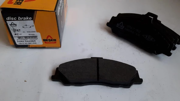 BEŞER FREN BALATASI ÖN FORD RANGER ürün görseli 1