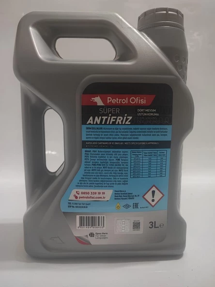 PETROL OFİSİ SUPER ANTİFRİZ (YEŞİL) 3LT - Resim 5