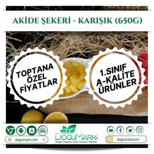 DoğuMark - Akide Şekeri - Karışık (650g) ürün görseli 1