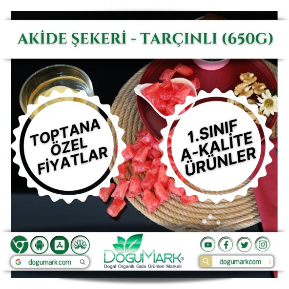 DoğuMark - Akide Şekeri - Tarçınlı (650g) ürün görseli 1