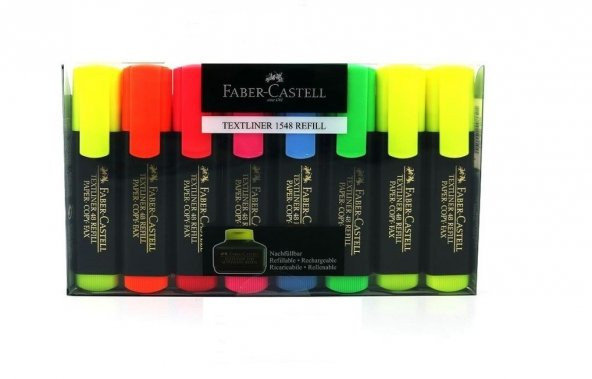 1548 FOSFORLU KALEM TEXTLINER REFILL (6+2) 8Lİ ürün görseli 1