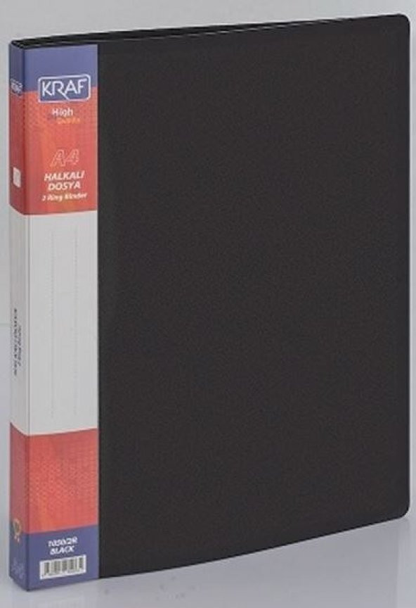 HALKALI DOSYA 2 HALKA 1050/2R SİYAH ürün görseli 1