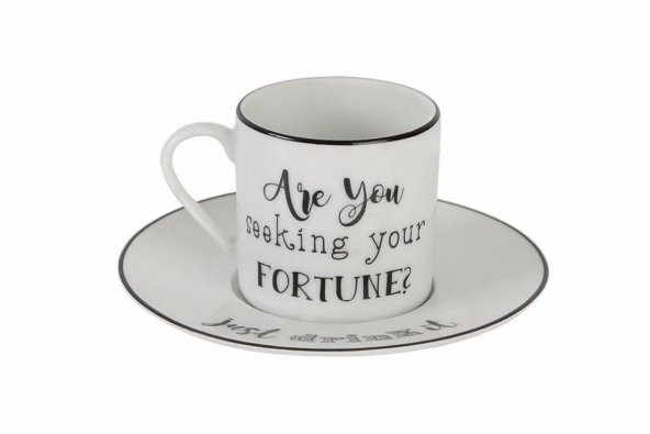 Porland Be Happy Tabaklı Kahve Fincanı 90cc 04A+P020403 ürün görseli 1