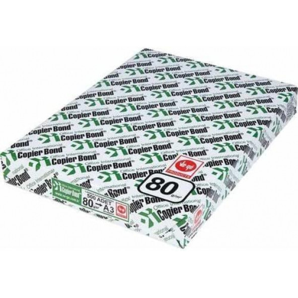 1 Koli Vege Copier Bond A3 Fotokopi Kağıdı ürün görseli 1