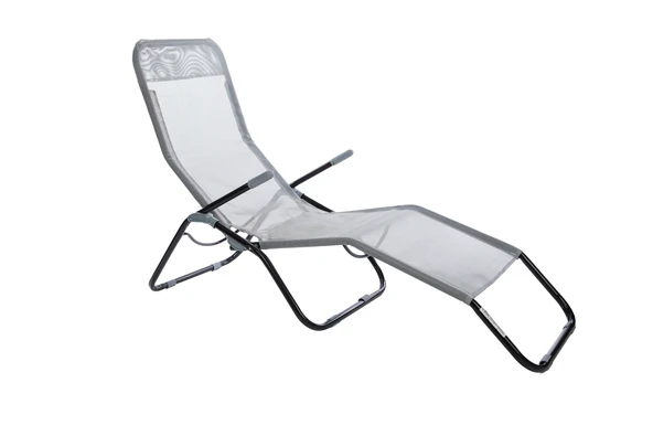Andoutdoor Tumbona Katlanır Şezlong-GRİ ürün görseli 1