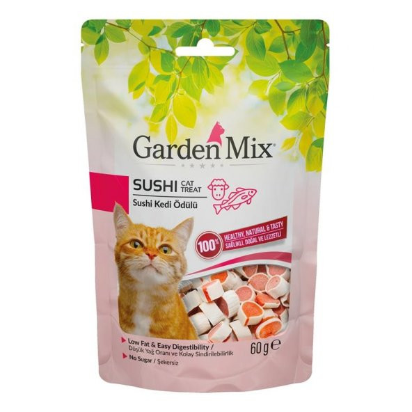 Garden Mix Kuzulu Sushi Kedi Ödülü 60 Gr ürün görseli 1