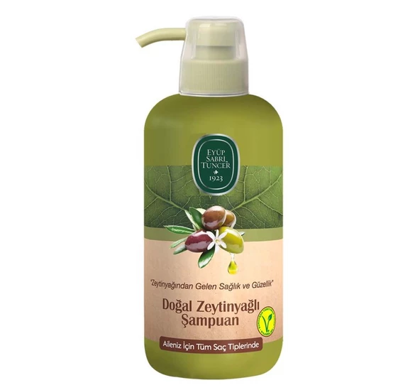 Eyüp Sabri Tuncer Doğal Zeytinyağlı Şampuan 600 Ml Pet Şişe ürün görseli 1