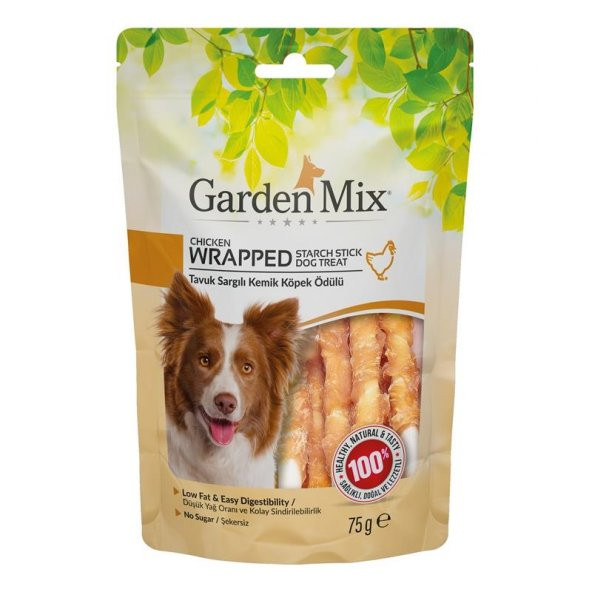 Garden Mix Sargılı Pres Kemik Köpek Ödülü 75 Gr ürün görseli 1