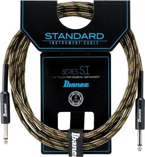 IBANEZ SI10-CGR Woven Cable Gitar Kablosu 3 mt. ürün görseli 1
