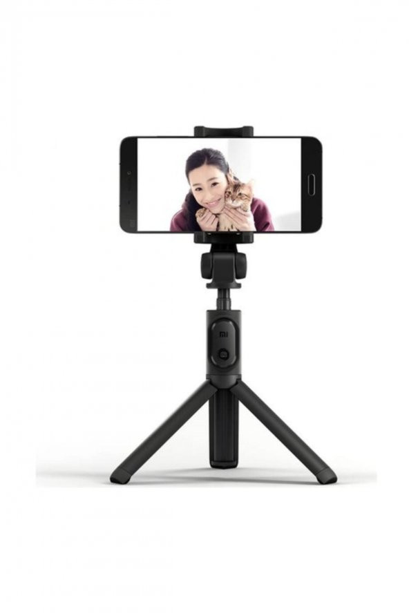 Bluetooth Kumandalı Orjinal Selfie Çubuğu - Monopod - Tripod Siyah ürün görseli 1