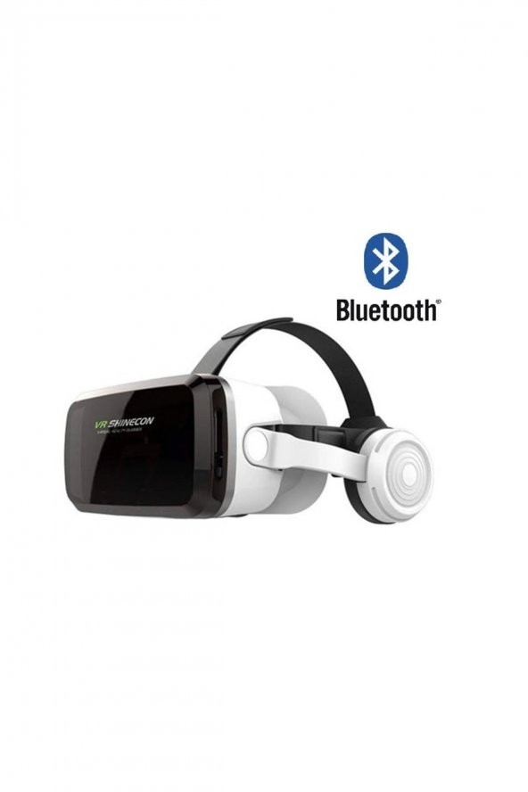 Vr Shinecon G04bs Kulaklıklı Uyumlu Kablosuz Bluetooh Versiyon 3d Vr Gözlükleri 4.5-6.7 Inch ürün görseli 1